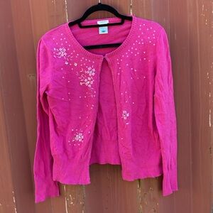 Old Navy Pink Sweater Sequins